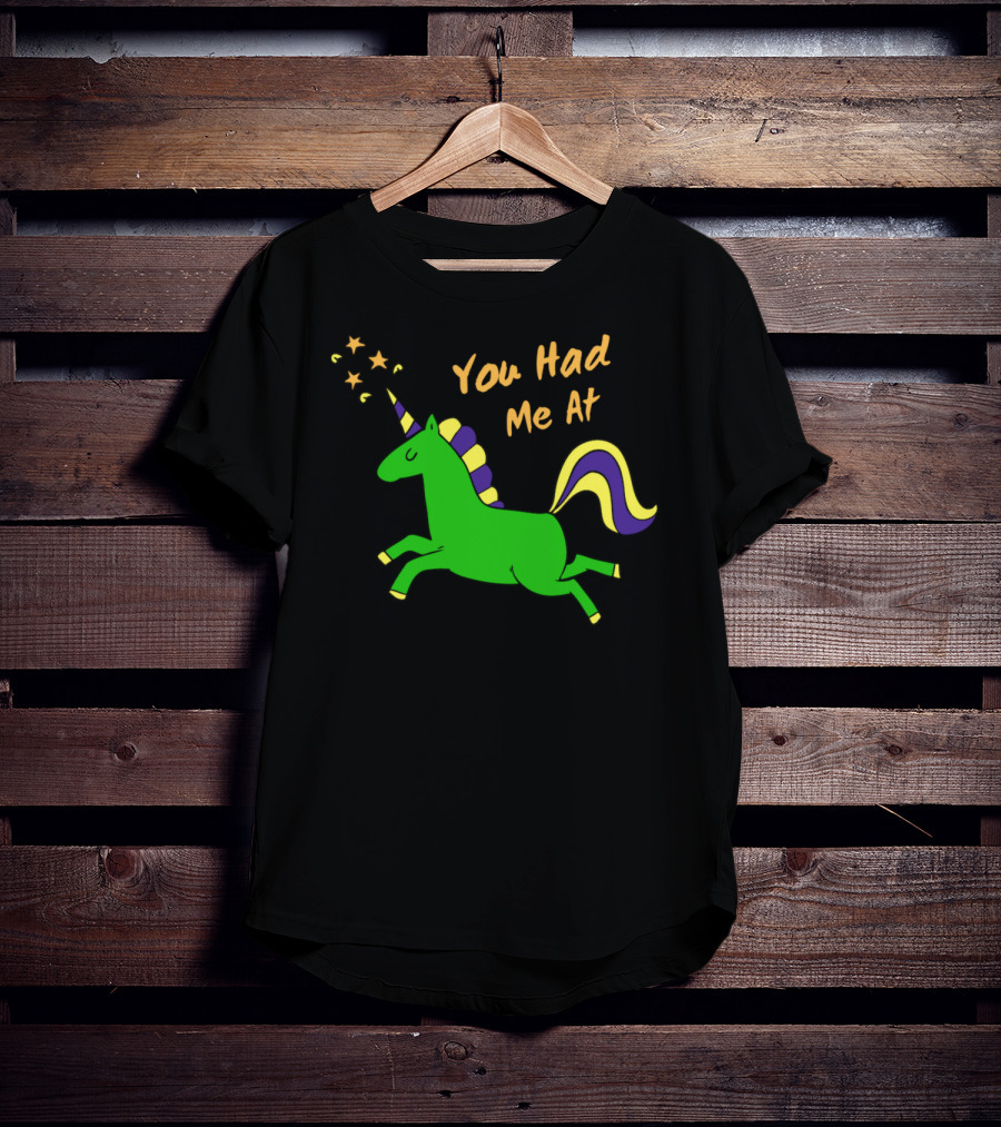 You Had Me At Funny Unicorn Youth Magical Horse T-Shirt