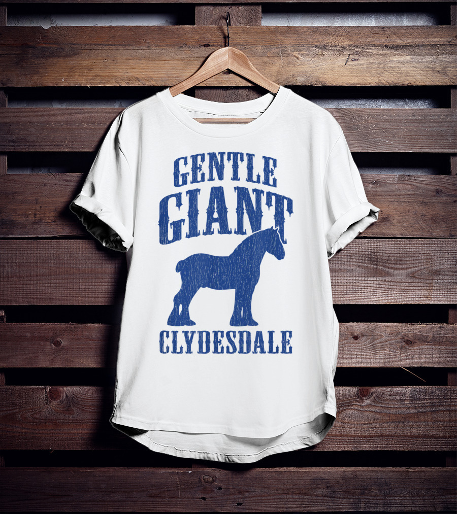 Gentle Giant Clydesdale Draft Horse T-Shirt