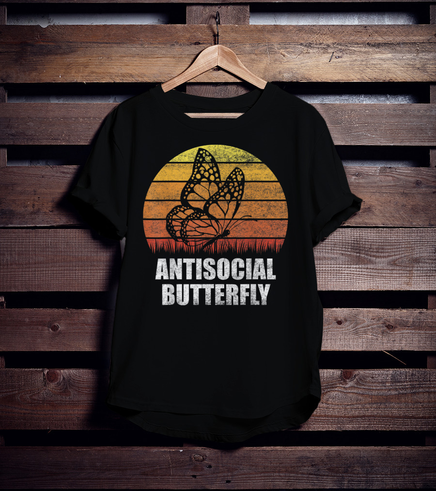 Antisocial Butterfly Classic Vintage Sunset T-Shirt