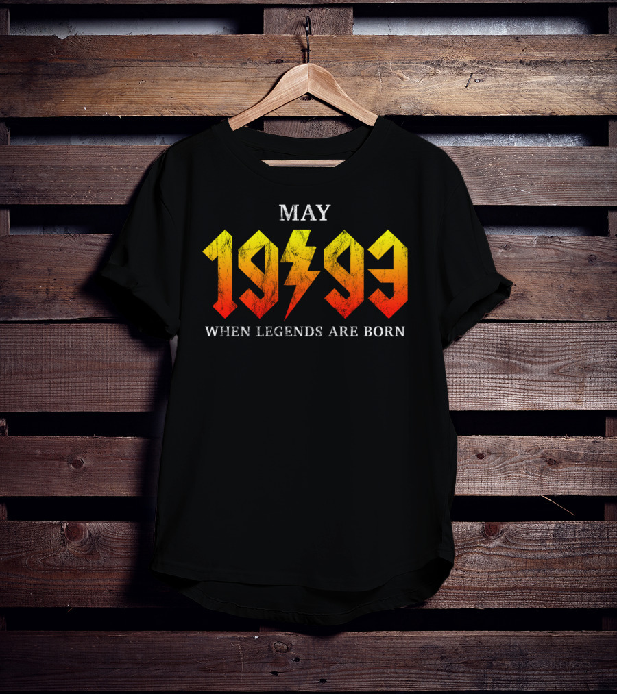 May 1993 When Legends Are Born Classic Rock Legend T-Shirt