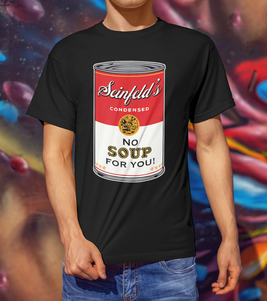 Seinfeld's Condensed No Soup For You Comedy T-Shirt