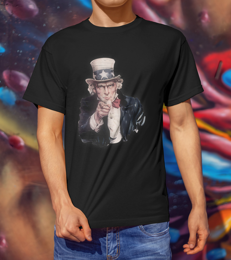 Uncle Sam Patriotic Iconic American T-Shirt