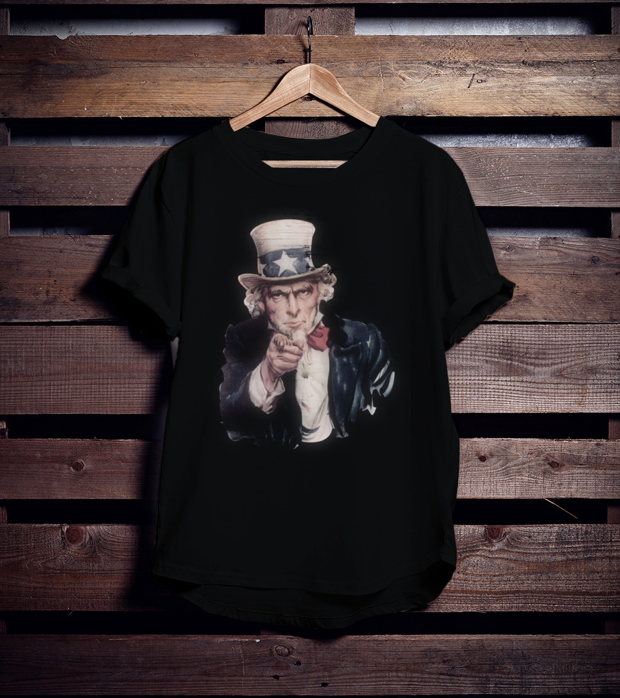 Classic Uncle Sam Pointing American Patriotism T-Shirt