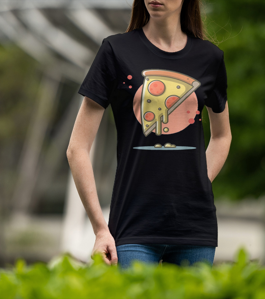 Classic Vintage Pizza Lover Funny Slice T-Shirt