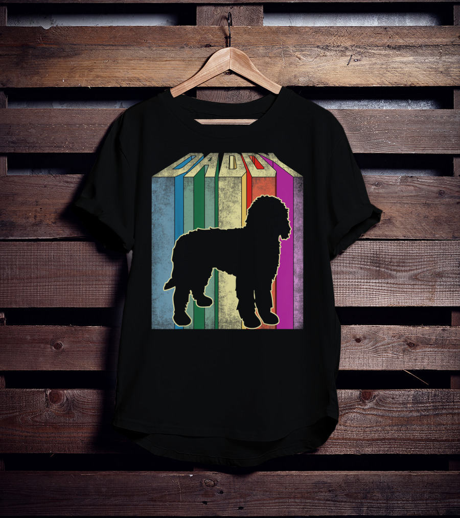 Daddy Multicolor Silhouette Doodle T-Shirt
