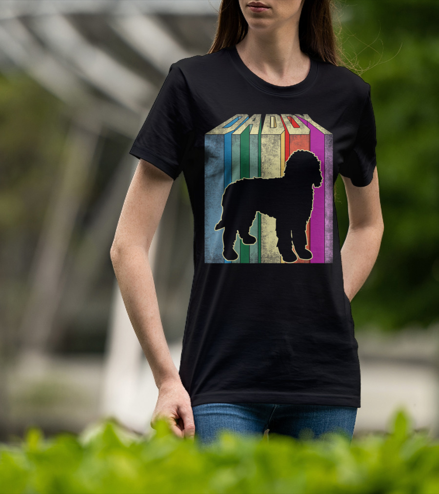Daddy Multicolor Silhouette Doodle T-Shirt