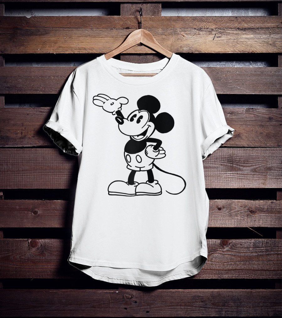 Disney Mickey Mouse Classic Vintage Retro Character T-Shirt