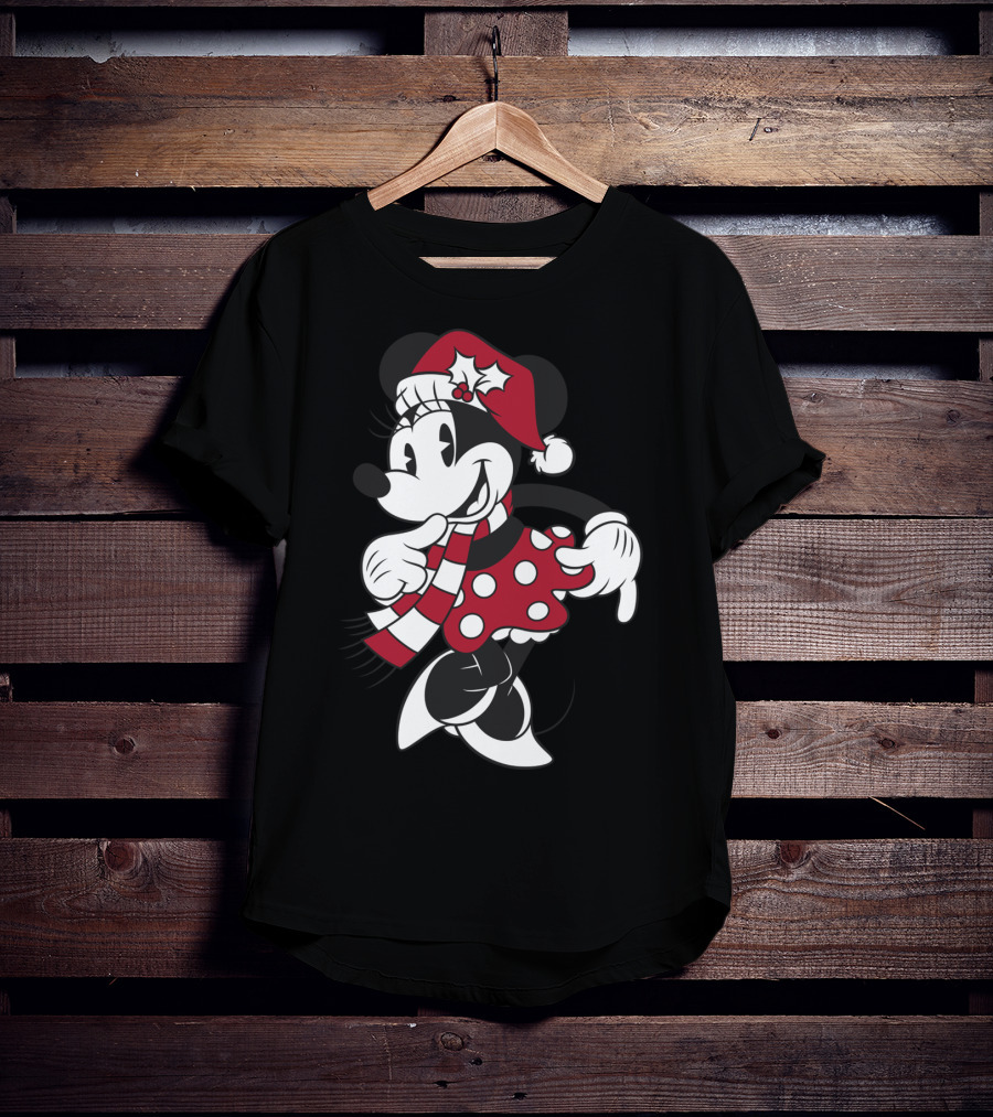 Disney Minnie Mouse Christmas Festive Attire T-Shirt