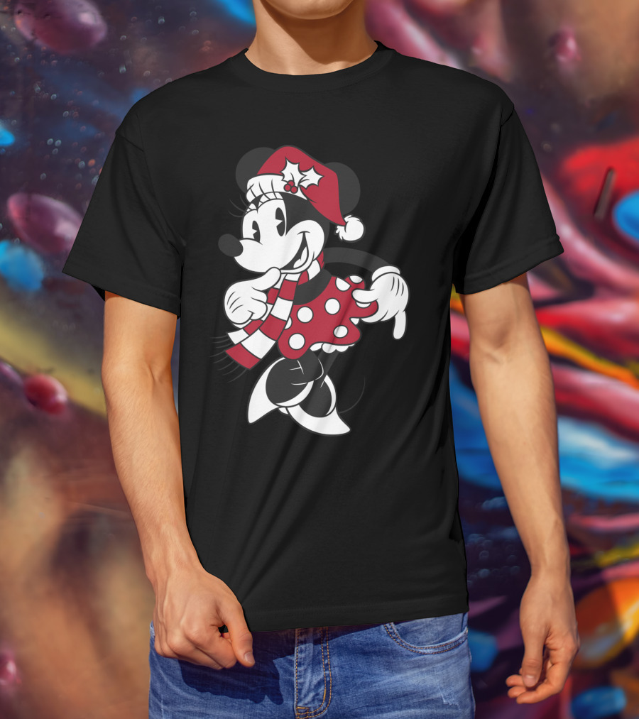 Disney Minnie Mouse Christmas Festive Attire T-Shirt