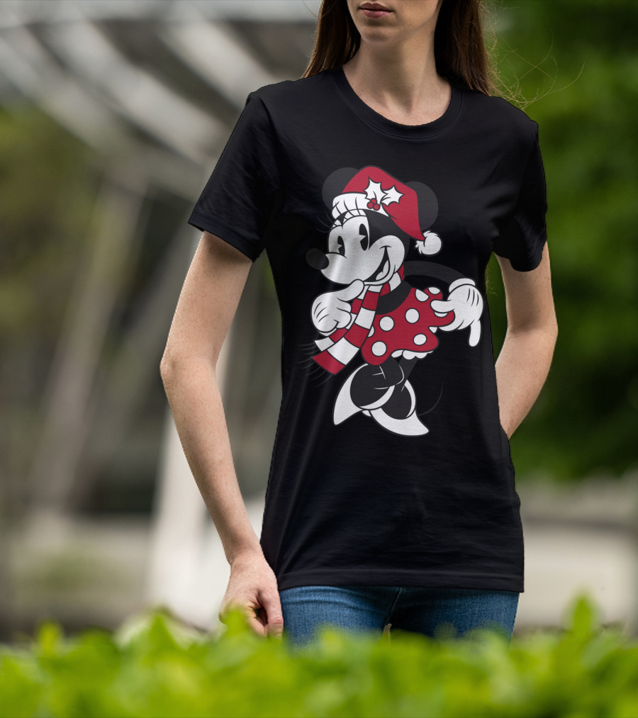 Disney Minnie Mouse Christmas Festive Attire T-Shirt