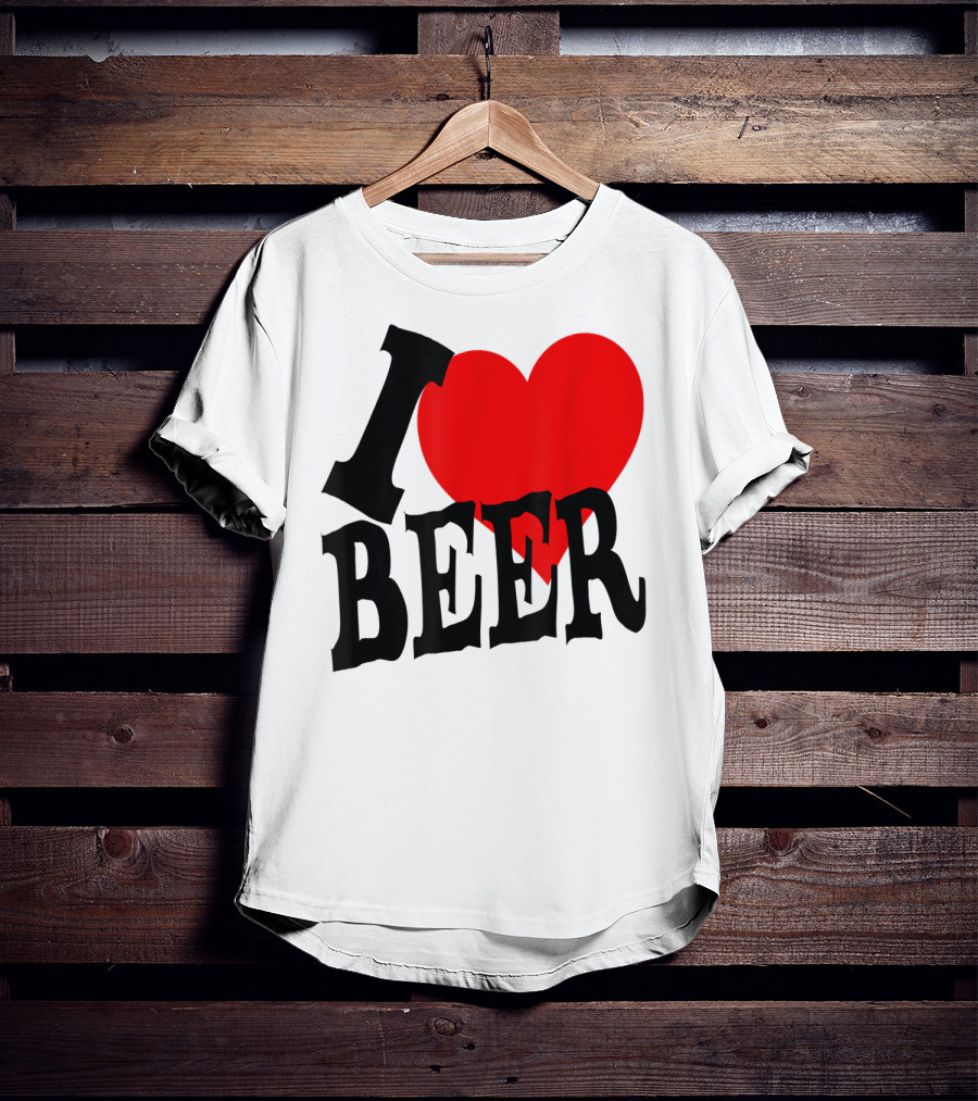 I Love Beer Cool Classic Party Lover T-Shirt