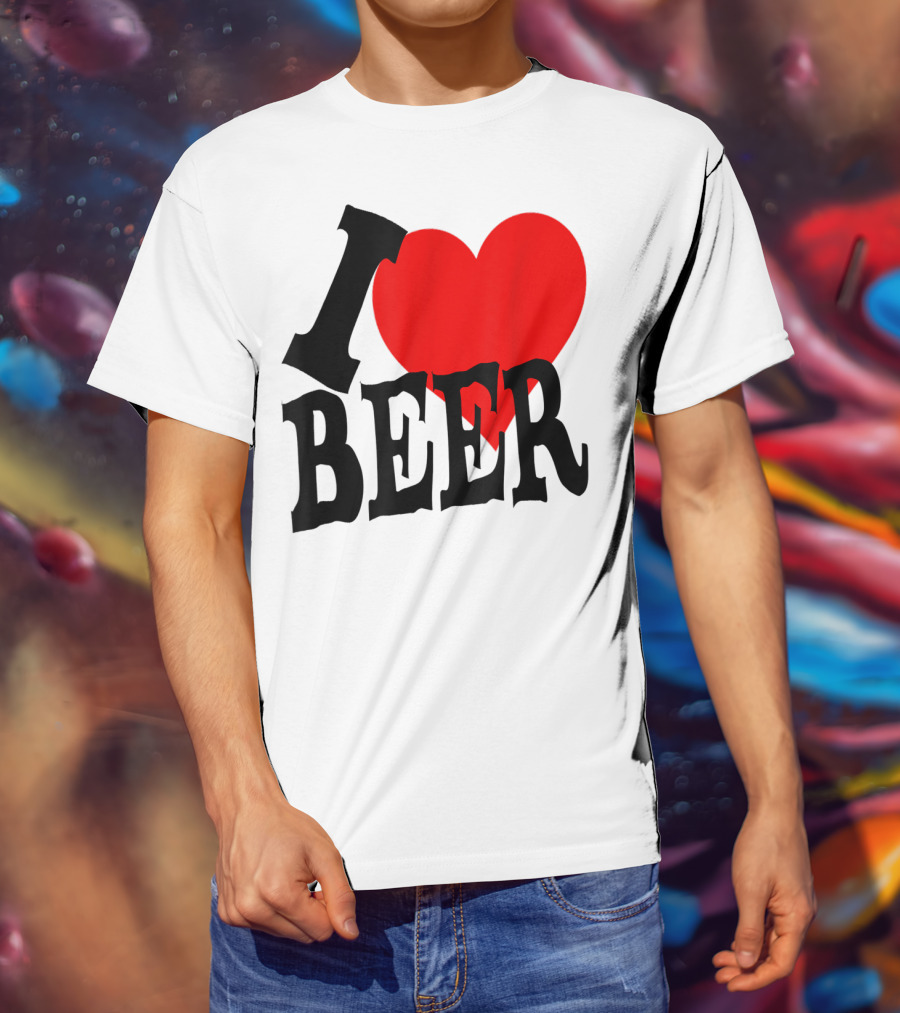 I Love Beer Cool Classic Party Lover T-Shirt