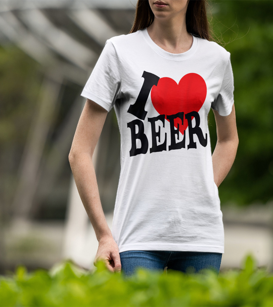 I Love Beer Cool Classic Party Lover T-Shirt