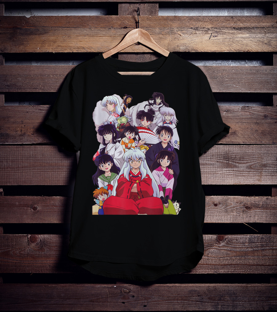 Inuyasha Characters Compilation Japanese Anime Series T-Shirt