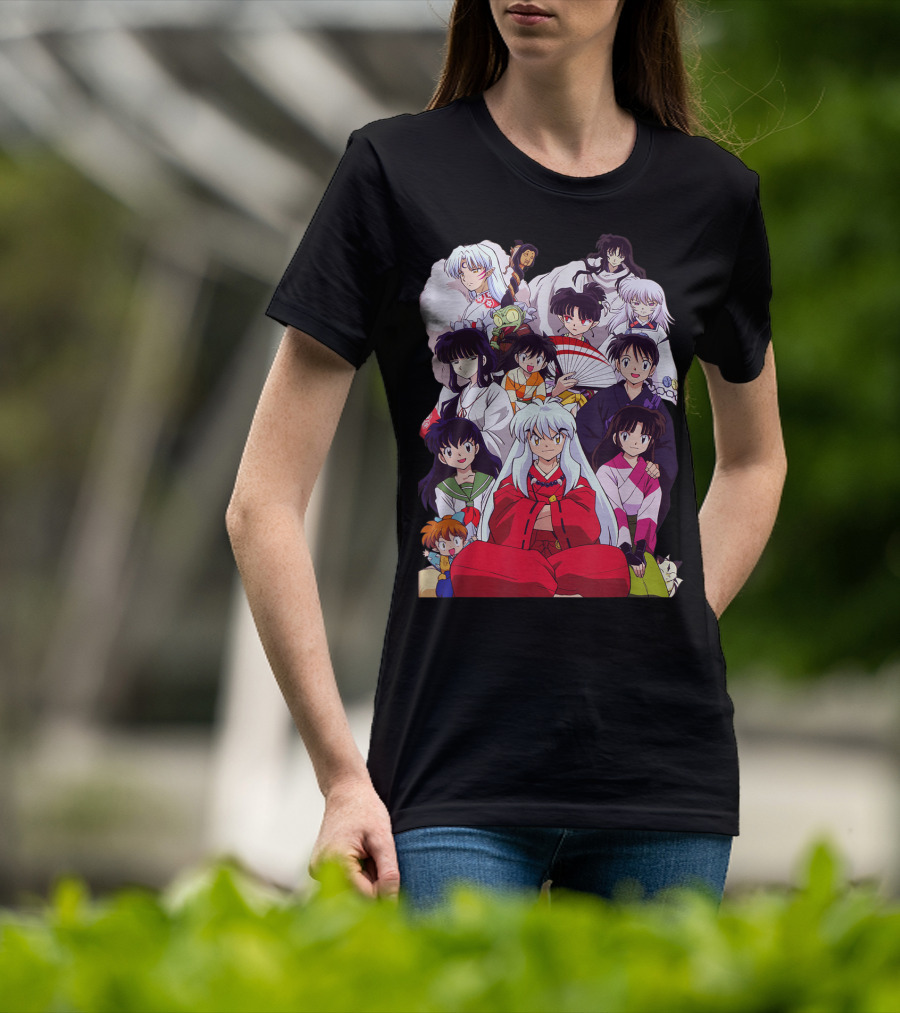 Inuyasha Characters Compilation Japanese Anime Series T-Shirt