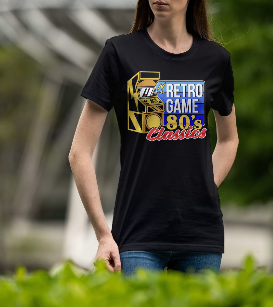 Retro Game 80's Classics Arcade Machine T-Shirt