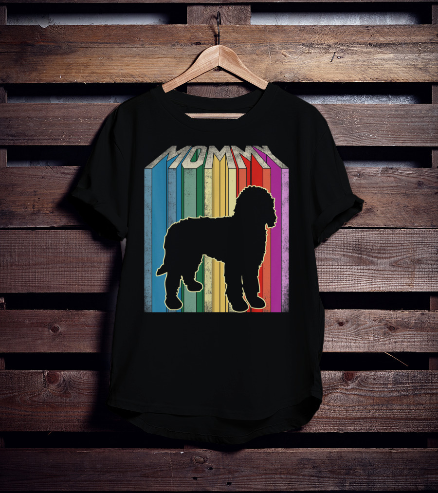 Rainbow Mommy Doodle Dog T-Shirt