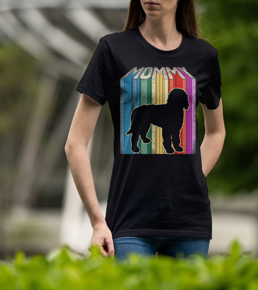 Rainbow Mommy Doodle Dog T-Shirt