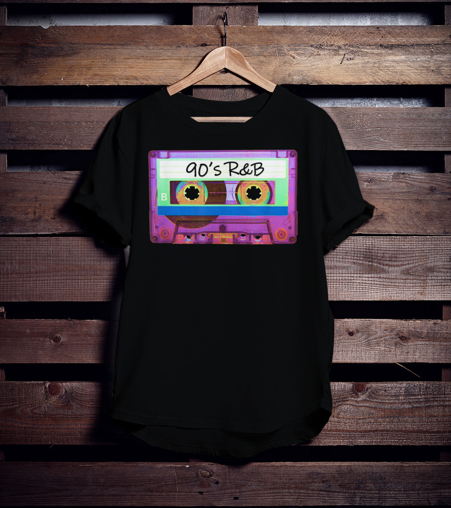 90's R&B Cassette Tape Retro Vibe T-Shirt