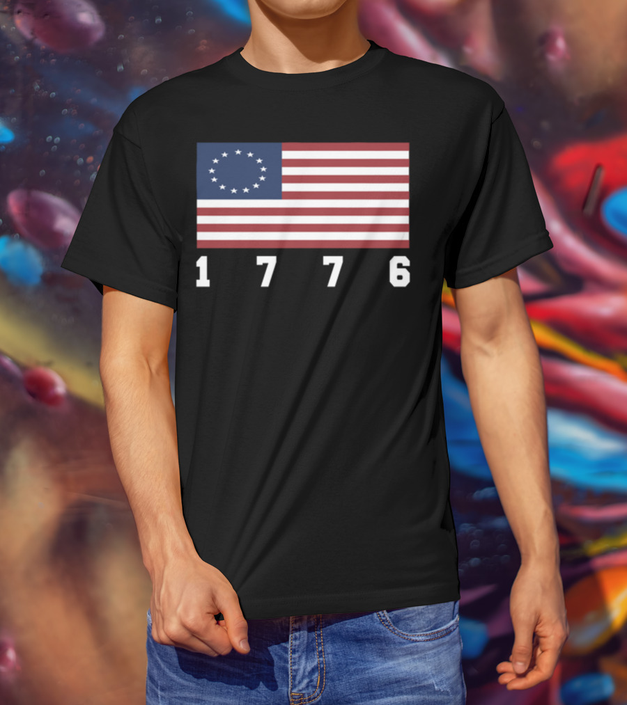 American Patriots 1776 Betsy Ross Flag T-Shirt