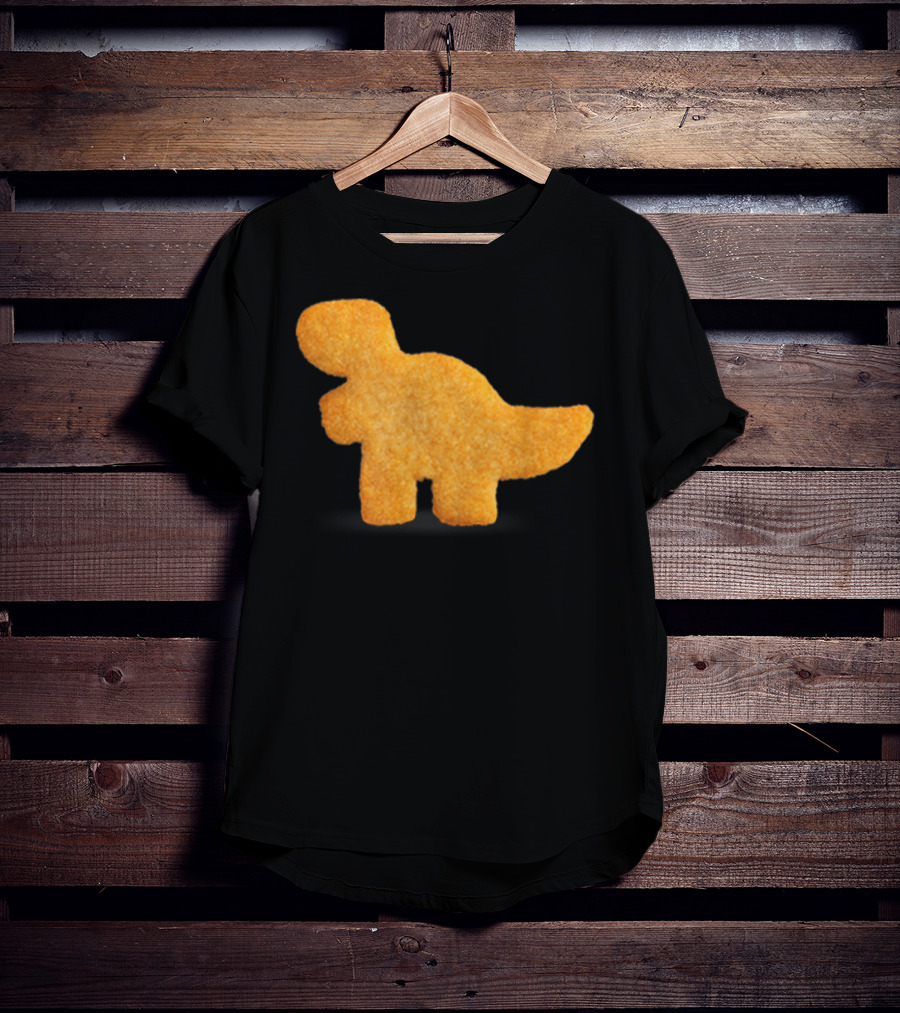 Dino T-Rex Chicken Nugget Funny Dinosaur T-Shirt