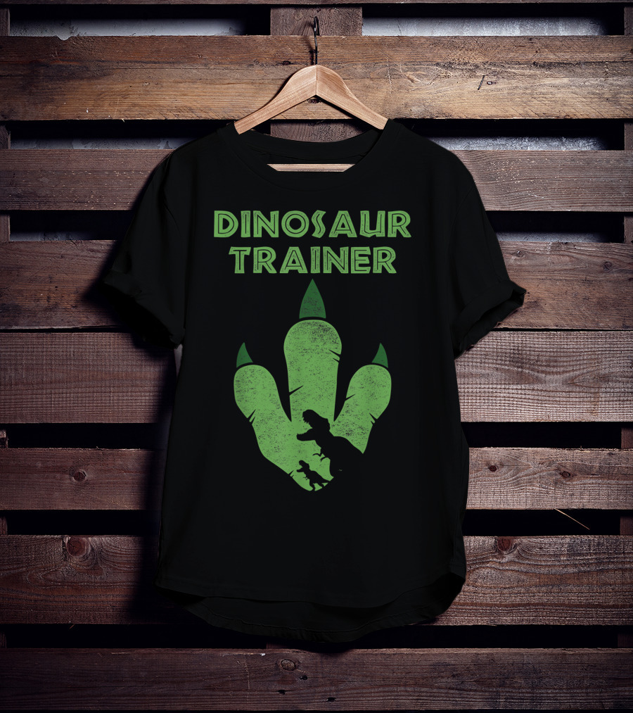 Dinosaur Trainer Big Jurassic Footprint With T-Rex T-Shirt