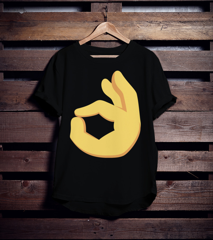 Emoji Ok Hand Sign Okay Yes Dank T-Shirt
