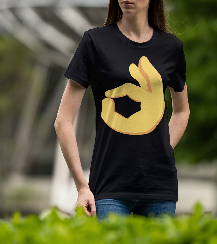 Emoji Ok Hand Sign Okay Yes Dank T-Shirt