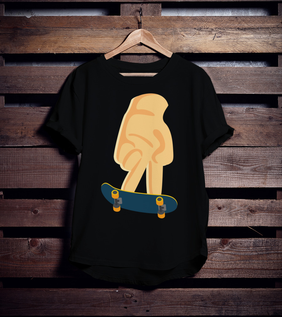 Fingerboard Skateboard Finger Skating Skateboard Board T-Shirt