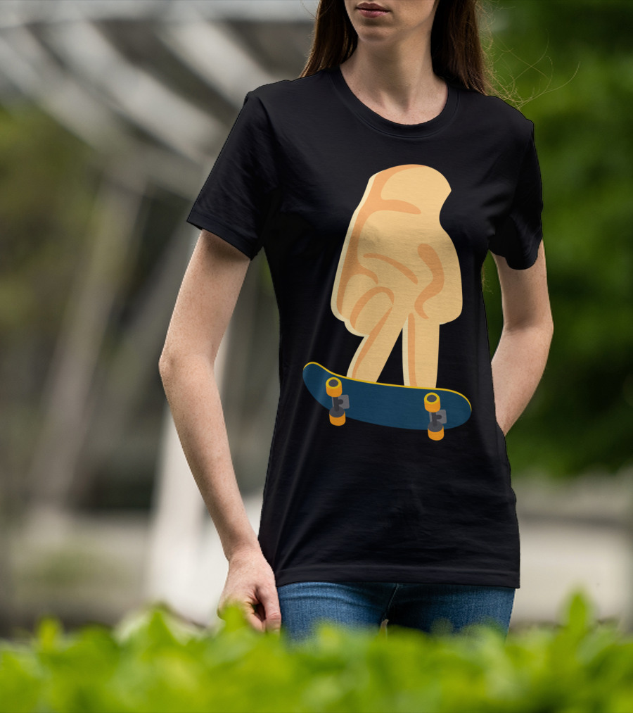 Fingerboard Skateboard Finger Skating Skateboard Board T-Shirt