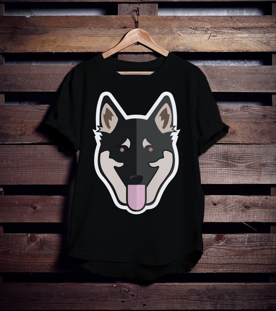German Shepherd Dog Face T-Shirt