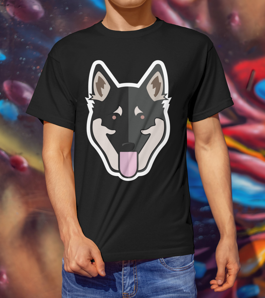 German Shepherd Dog Face T-Shirt