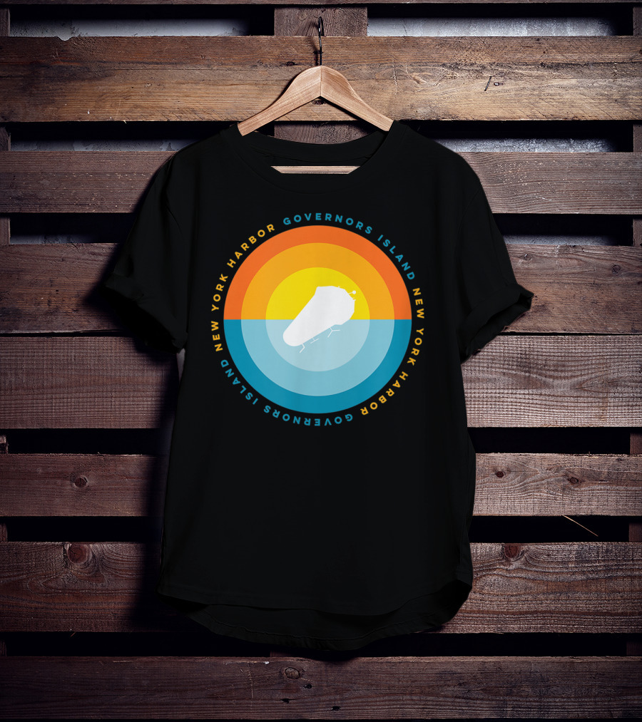 Governors Island New York Harbor Sunset T-Shirt