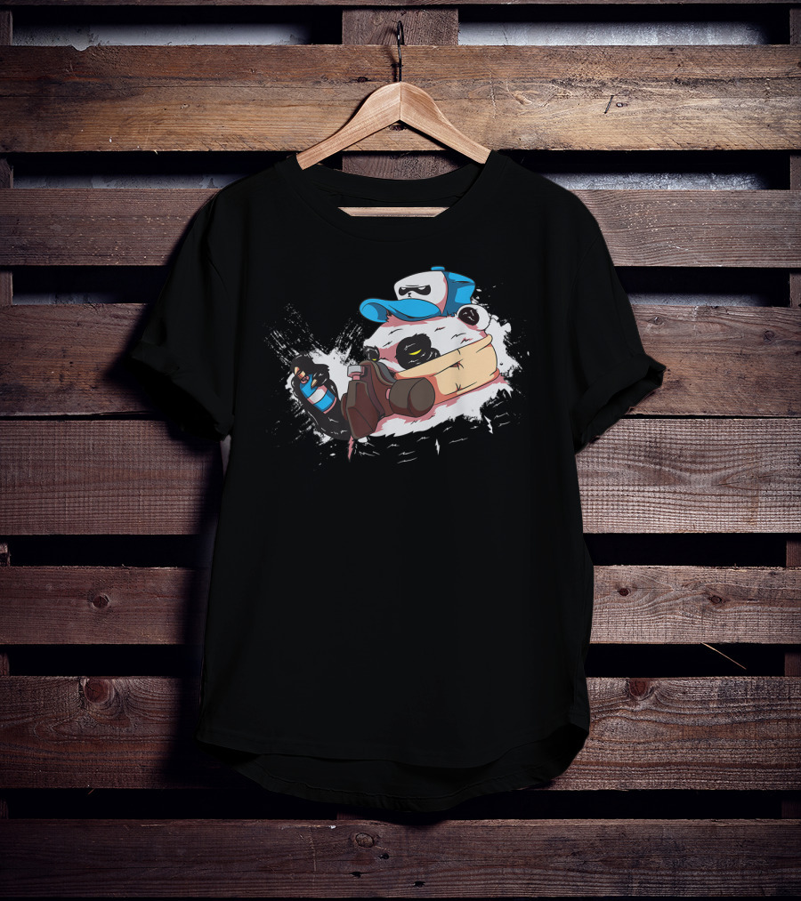 Graffiti Ar Spray Paint Character Collection T-Shirt