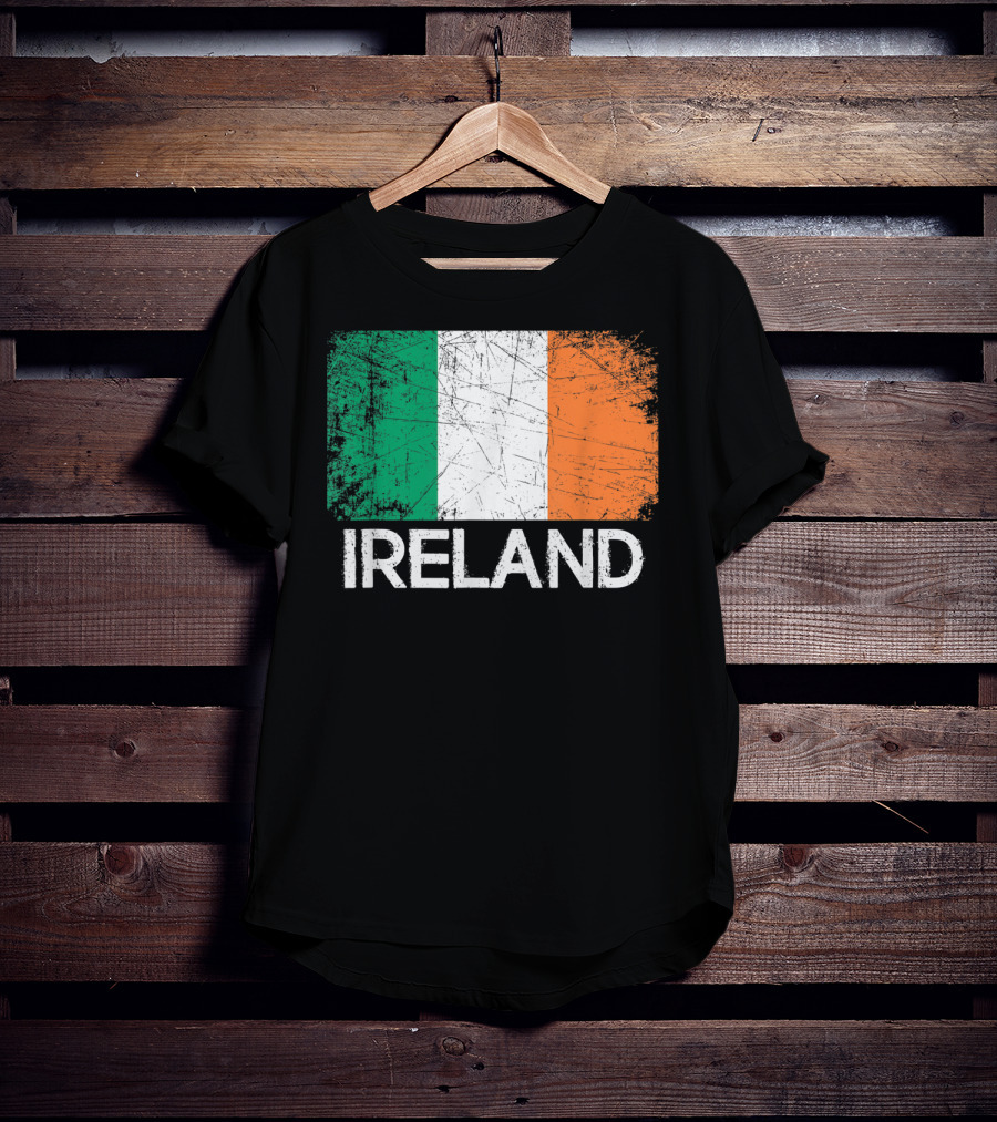 Ireland Flag Vintage T-Shirt