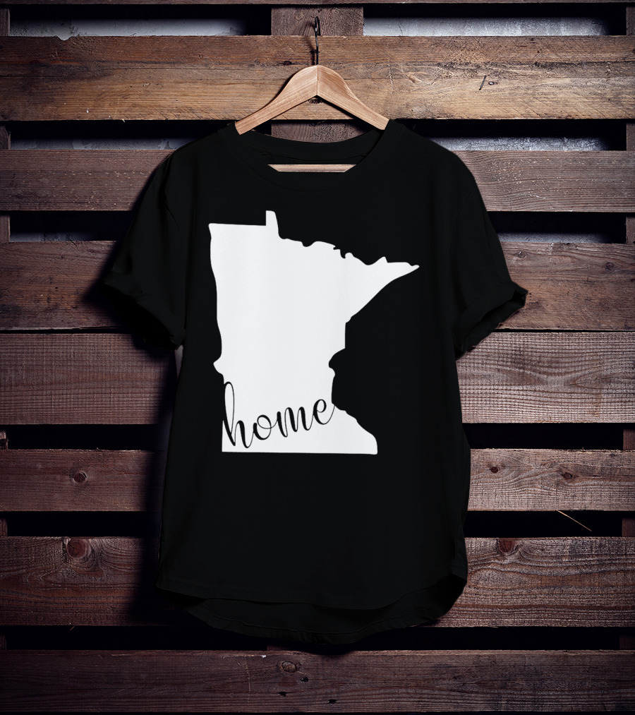 Minnesota Home State Map T-Shirt