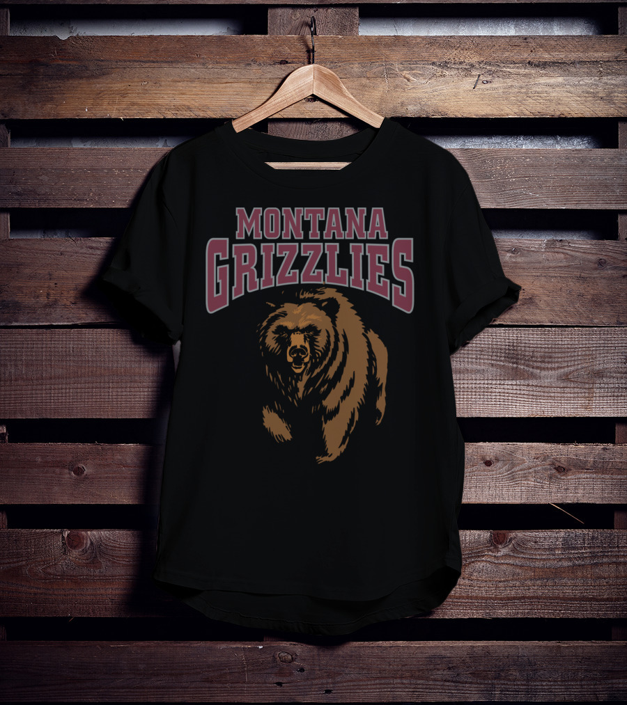 Montana Grizzlies NCAA Women's Griz Bear T-Shirt