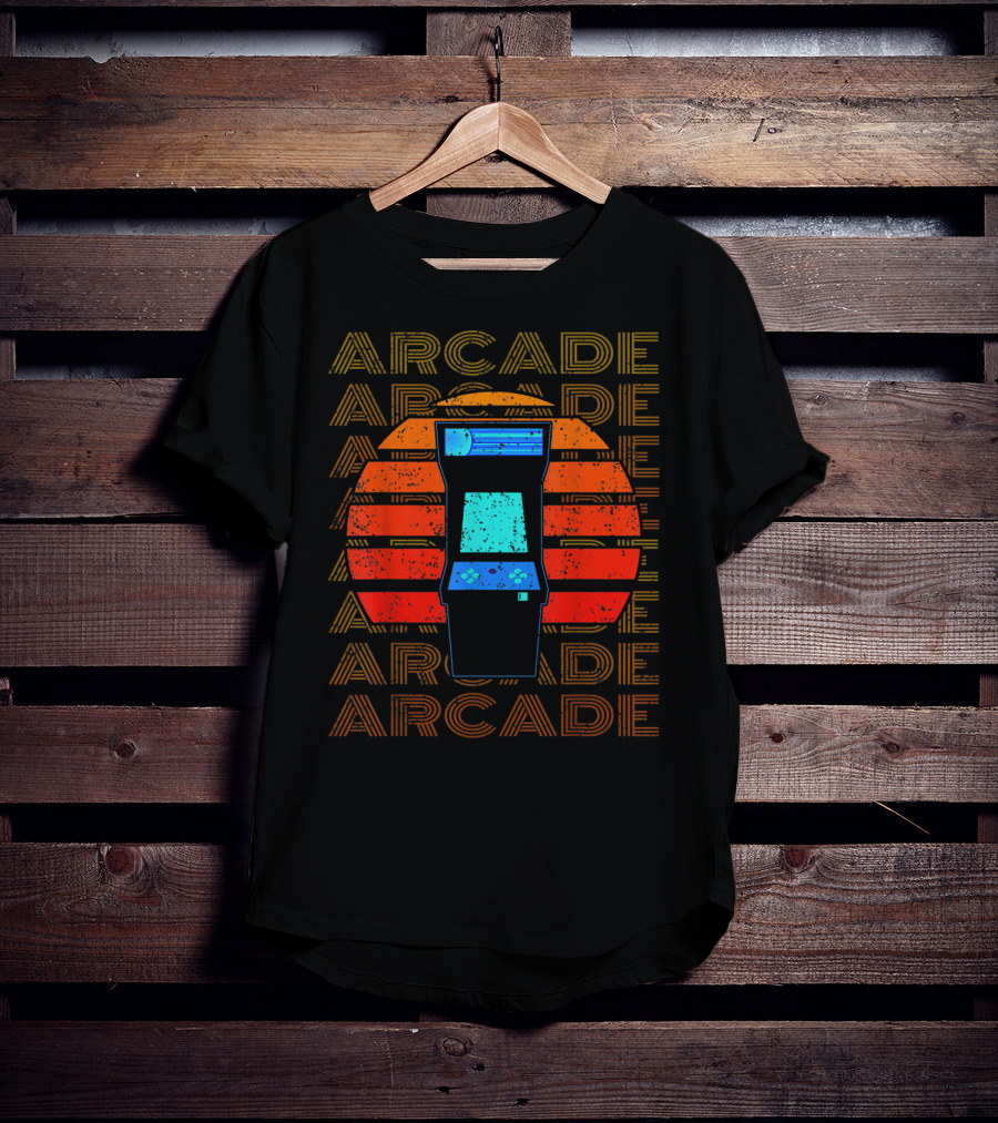 Arcade Retro 80s Video Game Player Gamer T-Shirt