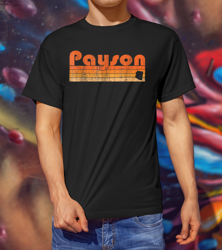 Payson AZ Retro 80S Style Vintage Arizona T-Shirt