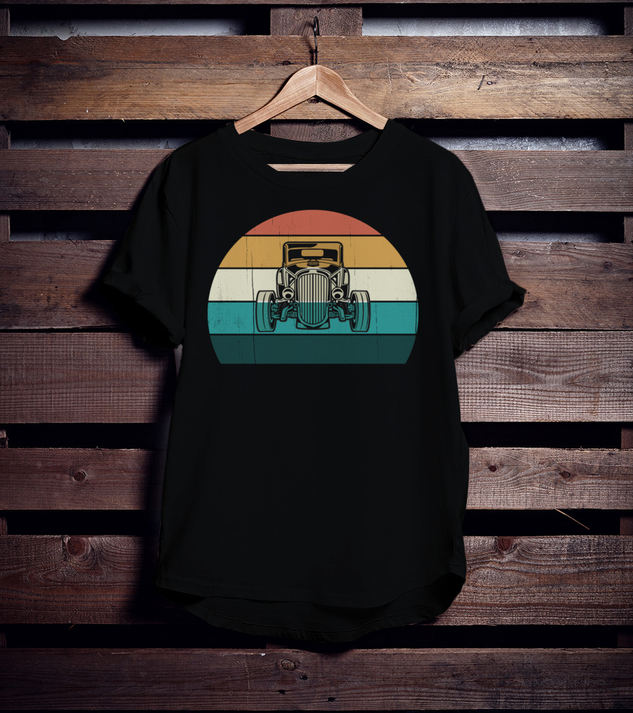 Vintage Retro Hotrod Car Classic Muscle Auto T-Shirt