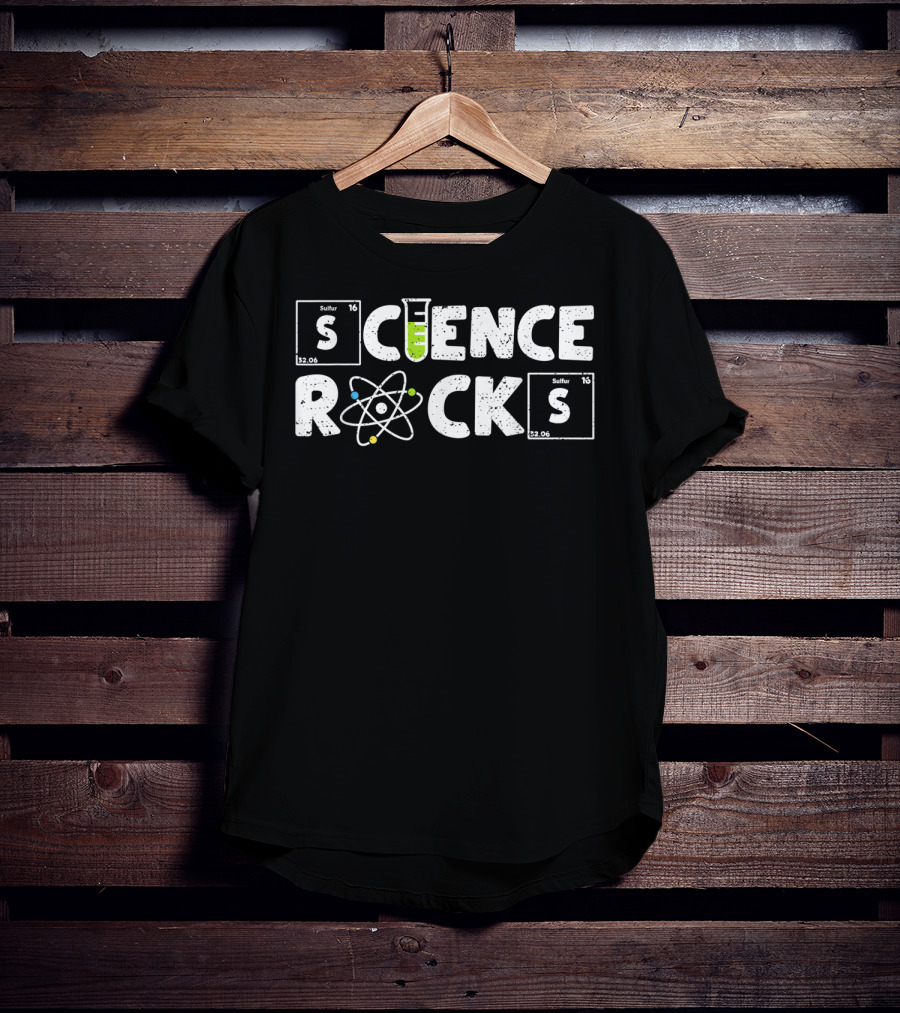 Science Rocks Teacher Scientist Sulfur Humor T-Shirt