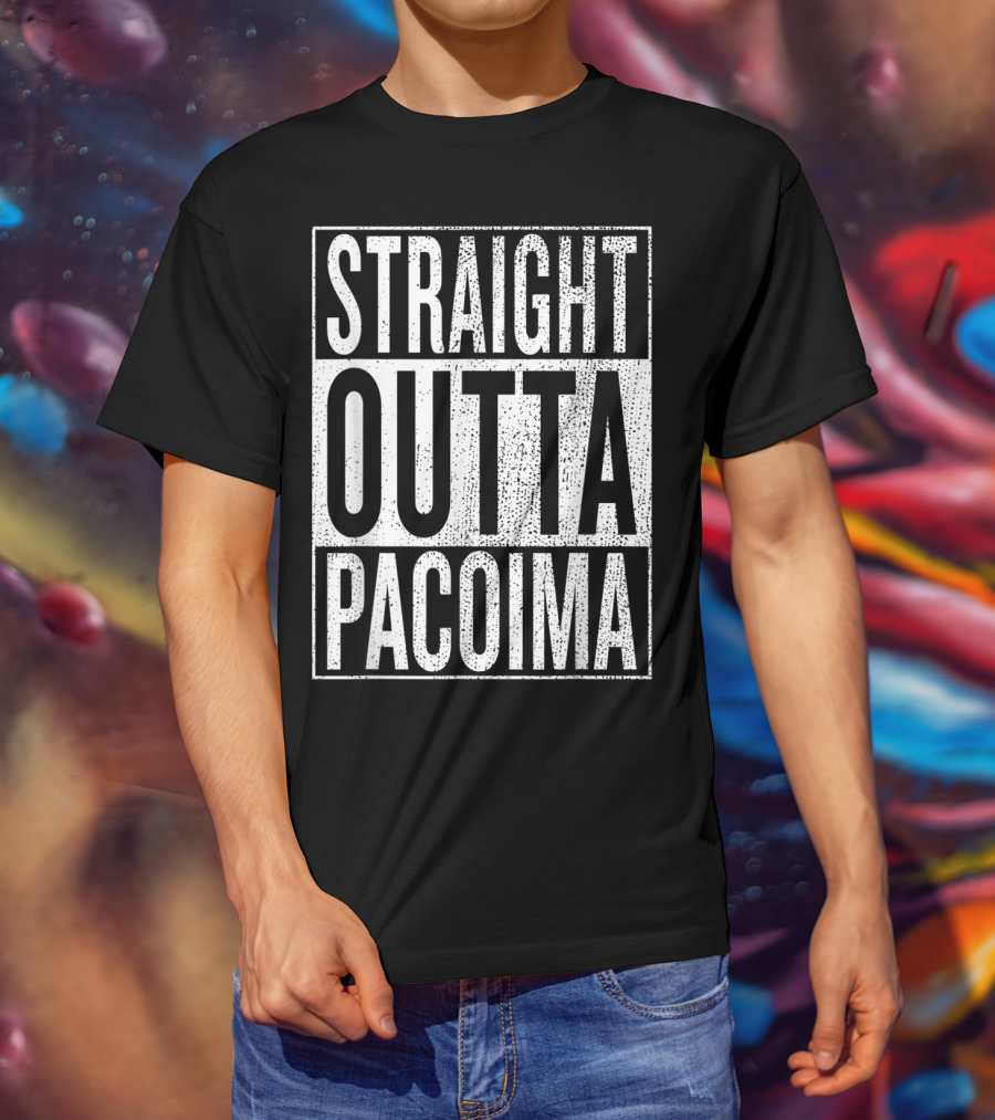 Straight Outta Pacoima Travel Adventure T-Shirt