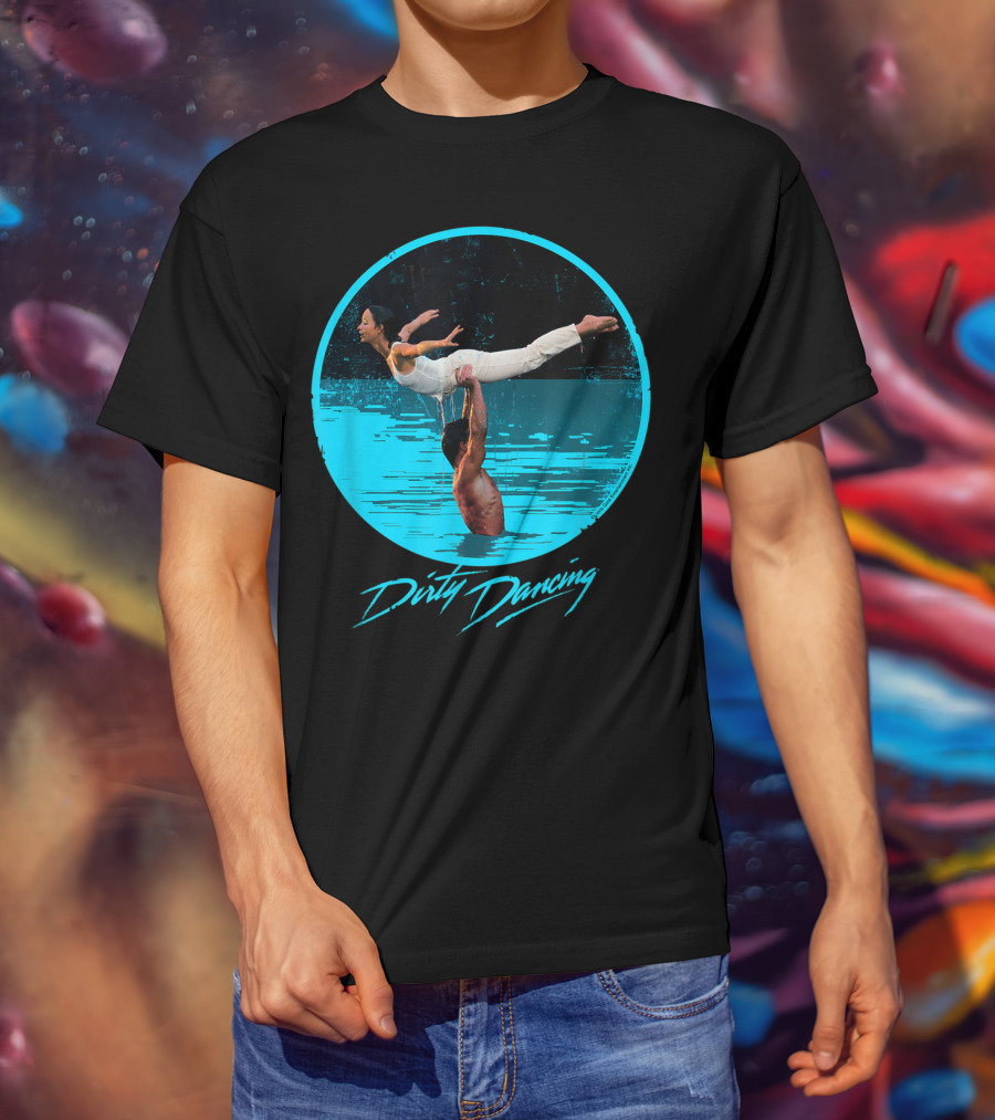Dirty Dancing Iconic Lift Scene In Water T-Shirt