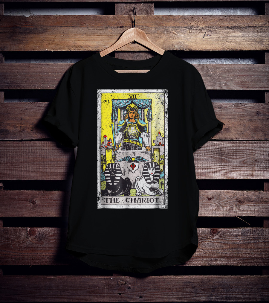 VII The Chariot Tarot Card T-Shirt