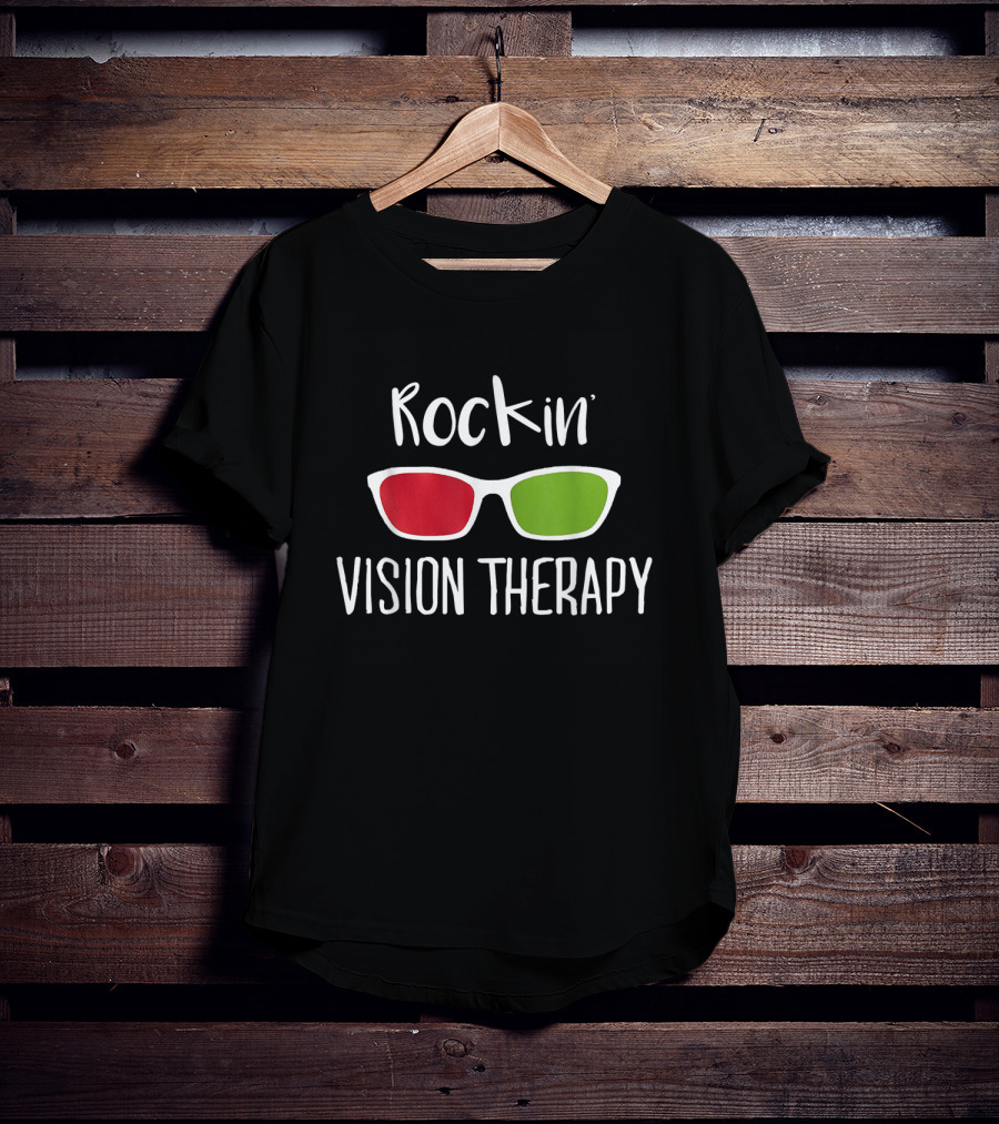 Rockin' Vision Therapy Red Green Awareness Support T-Shirt