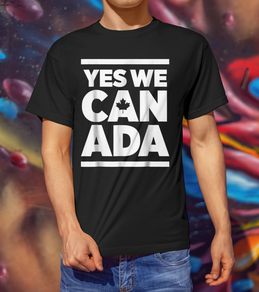 Yes We Canada Maple Leaf Funny Canadian Canada Day T-Shirt