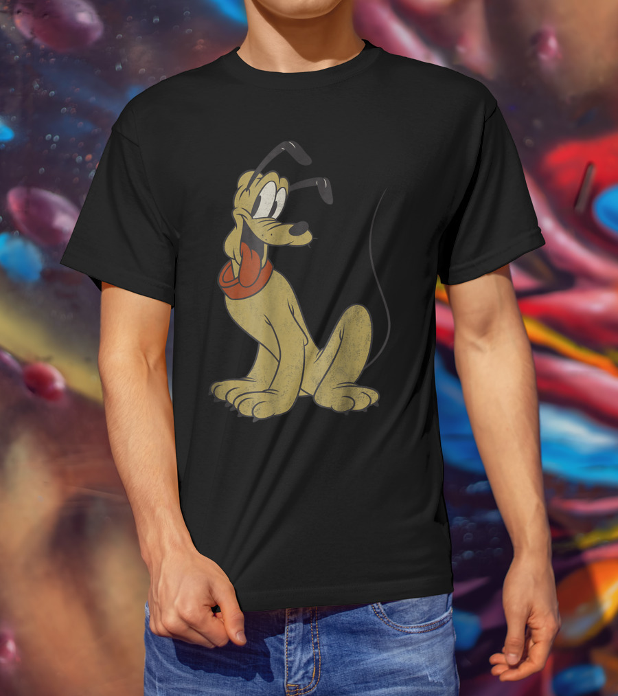 Disney Vintage Style Pluto Character T-Shirt