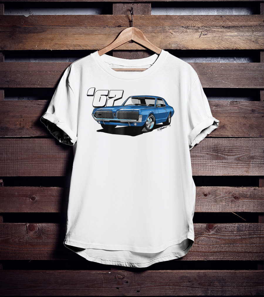 '67 Classic Blue 1967 Mercury Cougar T-Shirt
