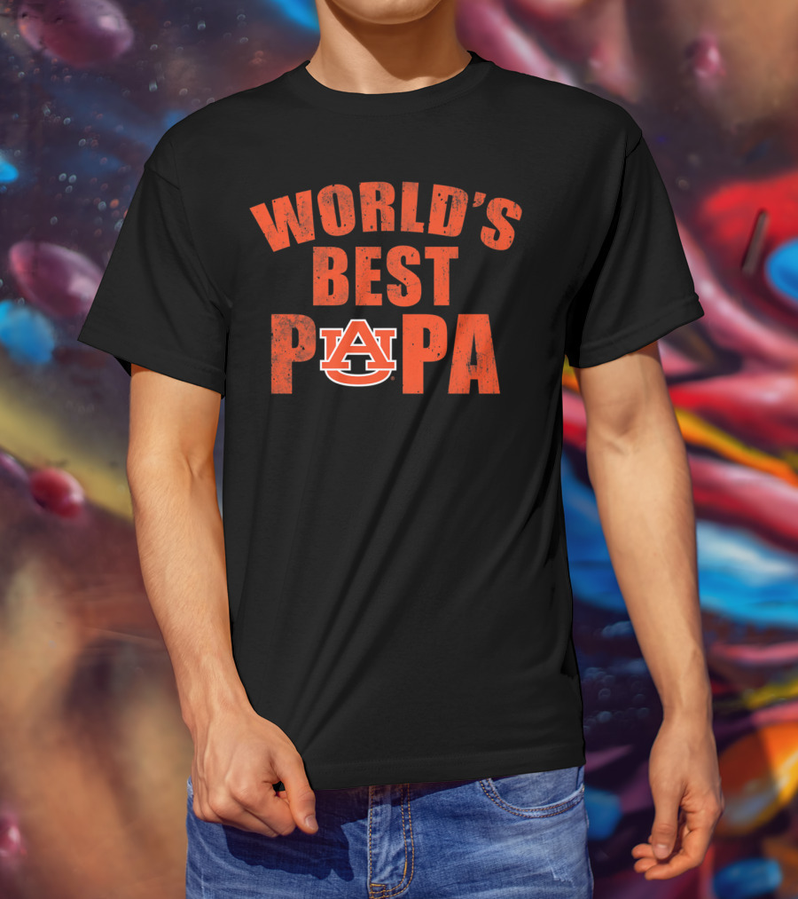 Auburn Tigers World's Best Papa T-Shirt