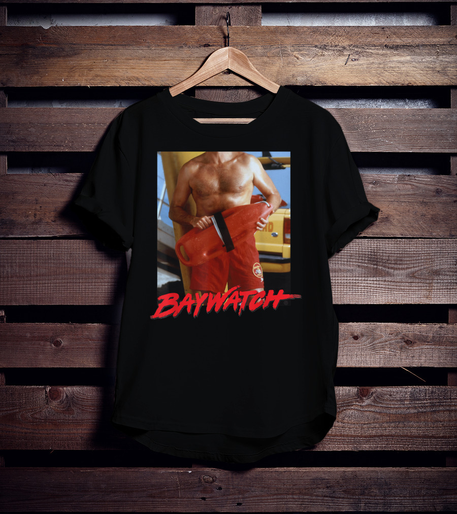 Baywatch I'm Mitch Lifeguard Image T-Shirt